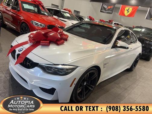 White 2018 BMW M4 Base