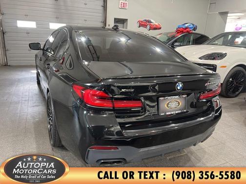 Black Sapphire Metallic 2021 BMW M550 i Xdrive