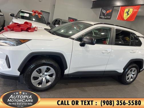 Super White 2021 Toyota RAV4 LE