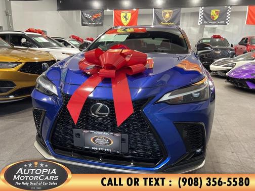 Ultrasonic Blue Mica 2.0 2022 Lexus NX 350 F SPORT Handling