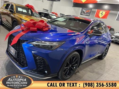 Ultrasonic Blue Mica 2.0 2022 Lexus NX 350 F SPORT Handling