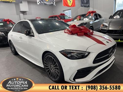 White 2024 Mercedes-Benz C-Class C 300 AMG W/Night Package