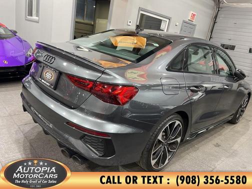 Daytona Gray Pearl Effect 2024 Audi S3 Premium Plus TFSI quattro S tronic