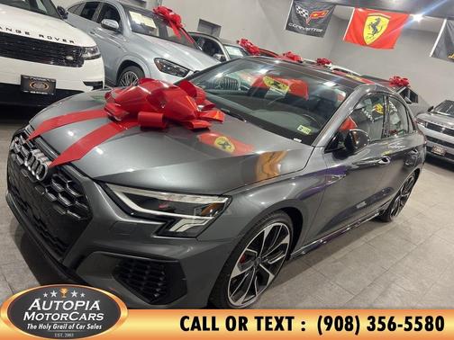 Daytona Gray Pearl Effect 2024 Audi S3 Premium Plus TFSI quattro S tronic