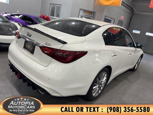 White 2021 INFINITI Q50 3.0t LUXE