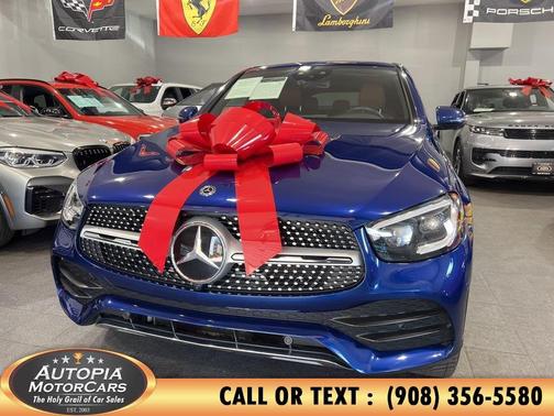 Blue 2020 Mercedes-Benz GLC 300 4MATIC Coupe