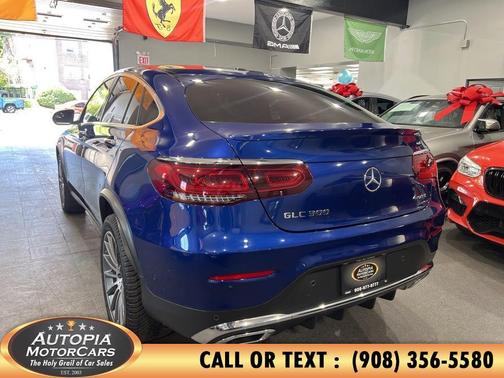 Blue 2020 Mercedes-Benz GLC 300 4MATIC Coupe