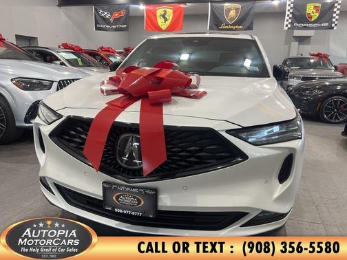 Platinum White Pearl 2022 Acura MDX A-Spec Package