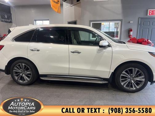 White Diamond Pearl 2017 Acura MDX 3.5L w/Technology Package