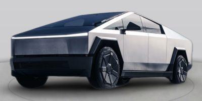 Silver 2025 Tesla Cybertruck BASE