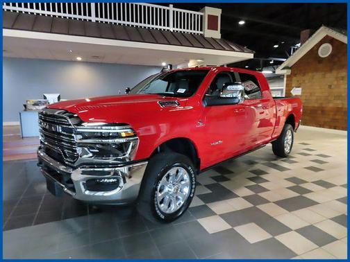 Flame Red Clearcoat 2026 RAM 2500 Laramie Mega Cab 4x4 6'4' Box