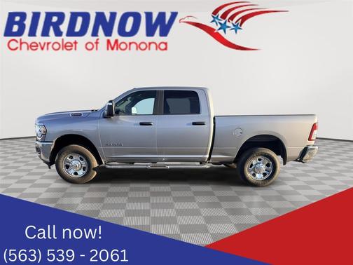 Billet Silver Metallic Clearcoat 2024 RAM 2500 Big Horn Crew Cab 4x4 6'4' Box