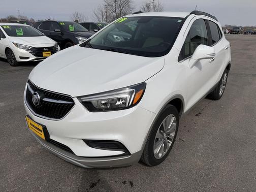 White Frost Tricoat 2019 Buick Encore Preferred