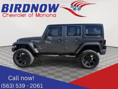 Gray 2018 Jeep Wrangler JK Unlimited Sahara