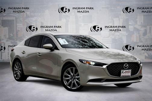 Platinum Quartz Metallic 2026 Mazda Mazda3 FWD w/Preferred Package