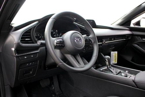 Jet Black Mica 2026 Mazda Mazda3 FWD w/Preferred Package