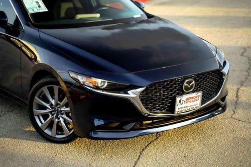 Deep Crystal Blue Mica 2026 Mazda Mazda3 FWD w/Preferred Package