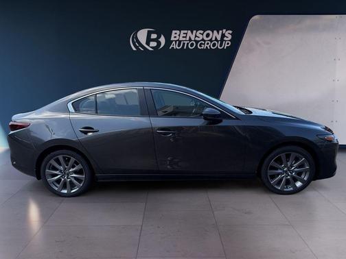 Machine Gray Metallic 2026 Mazda Mazda3 FWD w/Preferred Package