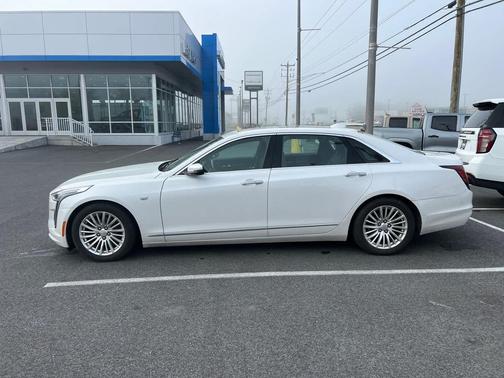 Crystal White Tricoat 2019 Cadillac CT6 2.0L Turbo Luxury