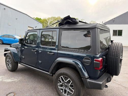 Blue 2025 Jeep Wrangler Sahara