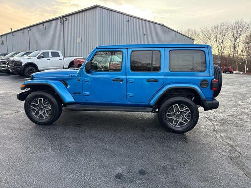 Blue 2026 Jeep Wrangler Sahara