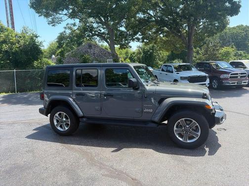 Gray 2020 Jeep Wrangler Unlimited Sahara