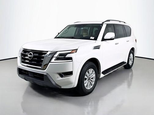 Aspen White 2023 Nissan Armada SV 2WD