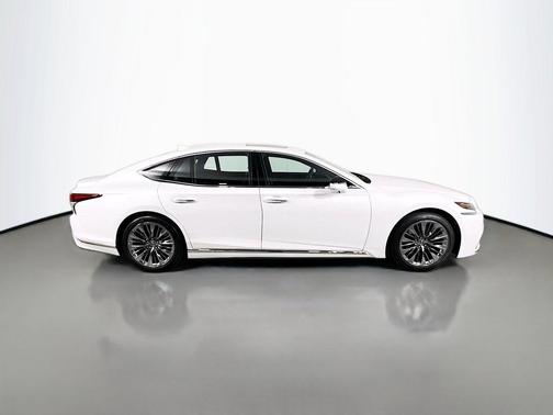 White Pearl 2019 Lexus LS 500 F Sport