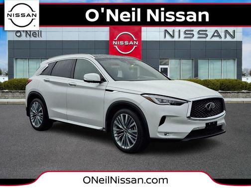 Radiant White 2023 INFINITI QX50 AUTOGRAPH AWD