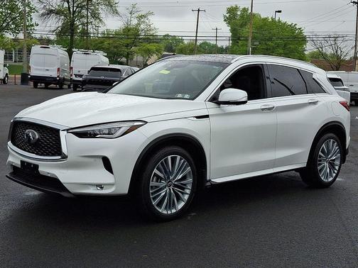 Radiant White 2023 INFINITI QX50 AUTOGRAPH AWD
