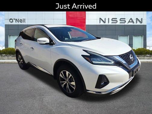 Pearl White Tricoat 2024 Nissan Murano SV Intelligent AWD