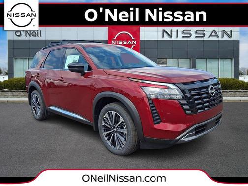 Scarlet Ember Tintcoat 2026 Nissan Pathfinder Platinum