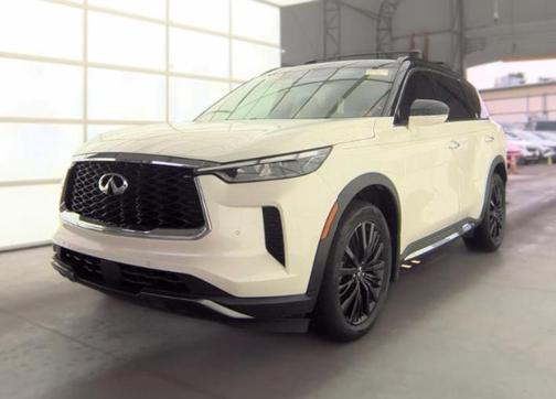 White / Black 2023 INFINITI QX60 AUTOGRAPH