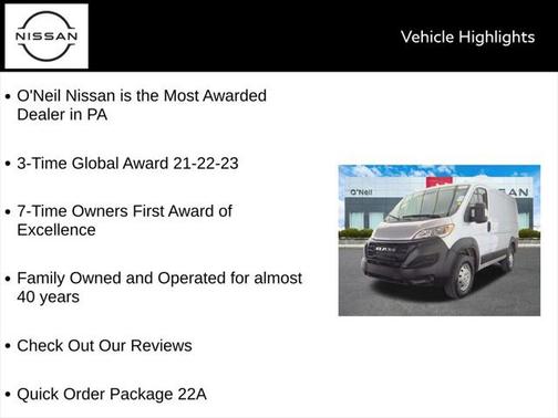 2023 RAM ProMaster 1500 Low Roof