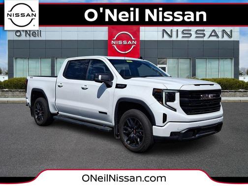 Summit White 2024 GMC Sierra 1500 Elevation