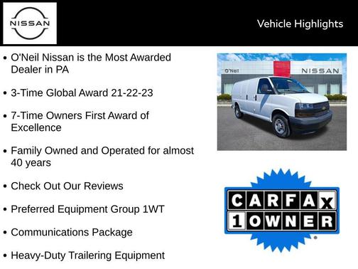 2020 Chevrolet Express 2500 RWD 2500 Regular Wheelbase WT