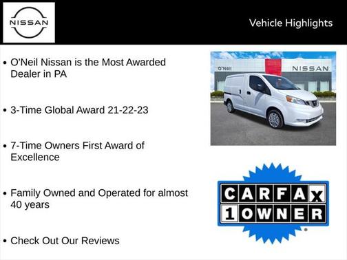 2020 Nissan NV200 S