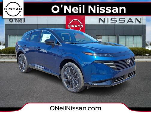 Aurora Blue Pearl Metallic/Super Black 2026 Nissan Murano Platinum