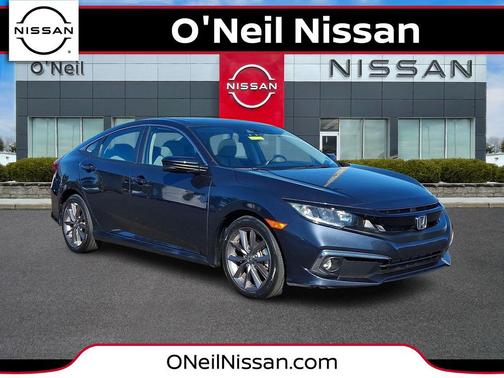 Cosmic Blue Metallic 2020 Honda Civic EX