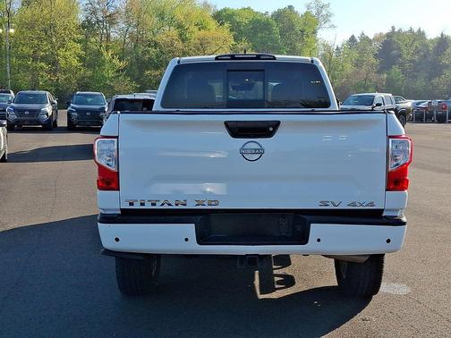 Glacier White 2023 Nissan Titan XD SV