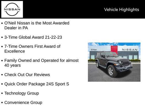 2018 Jeep Wrangler Sport S