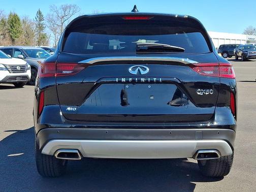 Black Obsidian 2025 INFINITI QX50 Pure AWD