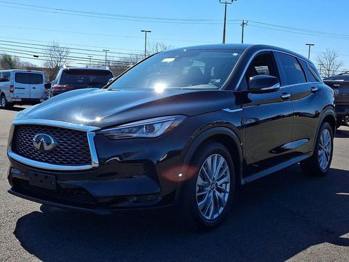 Black Obsidian 2025 INFINITI QX50 Pure AWD