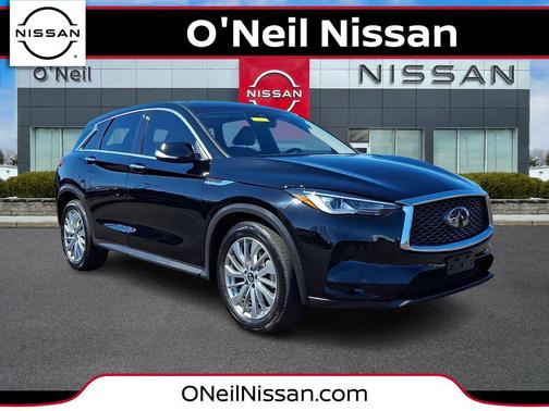 Black Obsidian 2025 INFINITI QX50 Pure AWD
