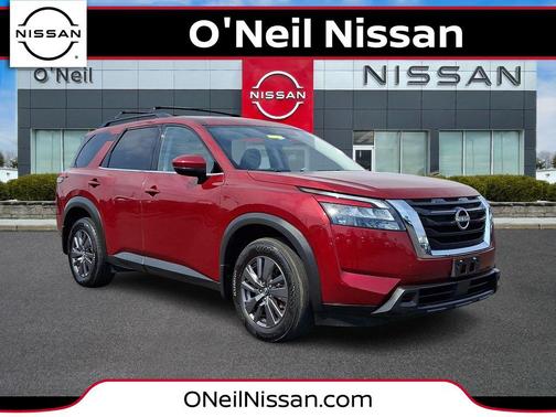 Scarlet Ember Tintcoat 2023 Nissan Pathfinder SV 4WD