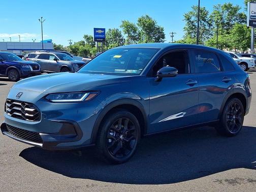 Blue 2025 Honda HR-V AWD Sport