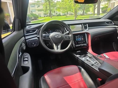 Radiant White 2023 INFINITI QX55 SENSORY