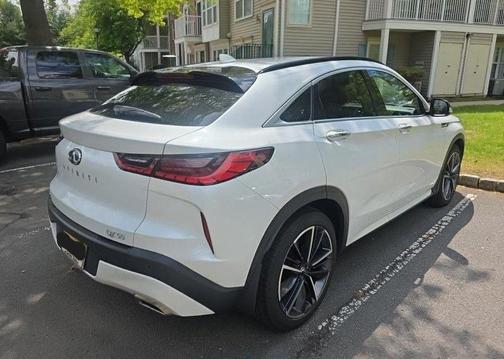 Radiant White 2023 INFINITI QX55 SENSORY