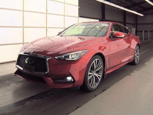 Dynamic Sunstone Red 2022 INFINITI Q60 LUXE AWD