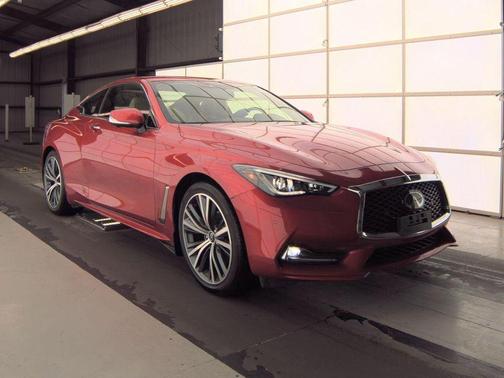 Dynamic Sunstone Red 2022 INFINITI Q60 LUXE AWD